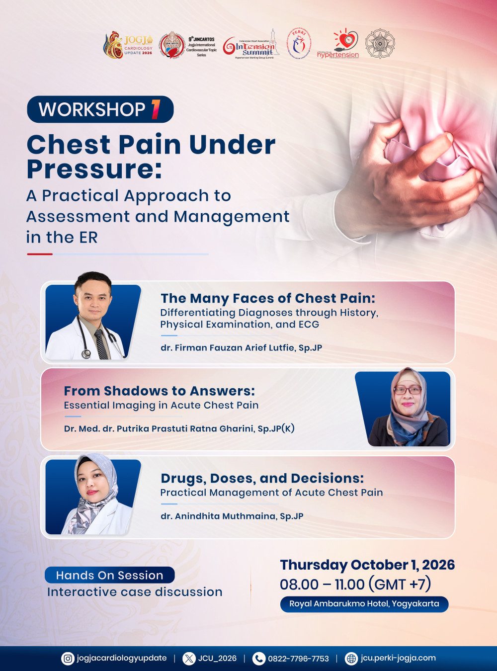 Poster Workshop 1 Jogja Cardiology Update 2026